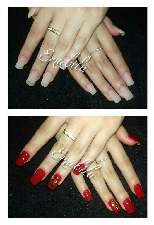 Unhas em.gel unha manicure e pedicure manicure e pedicure