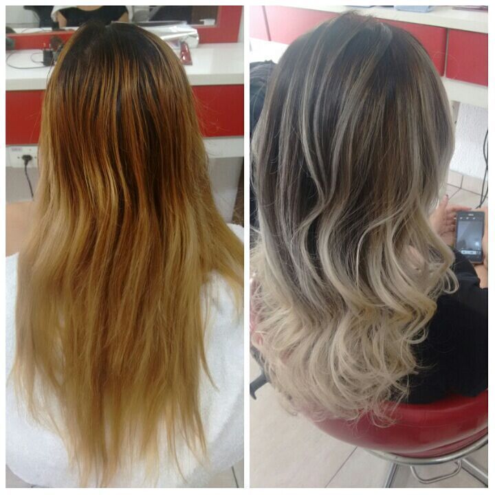 cabelo loiro, antes e depois cabelo  cabeleireiro(a)