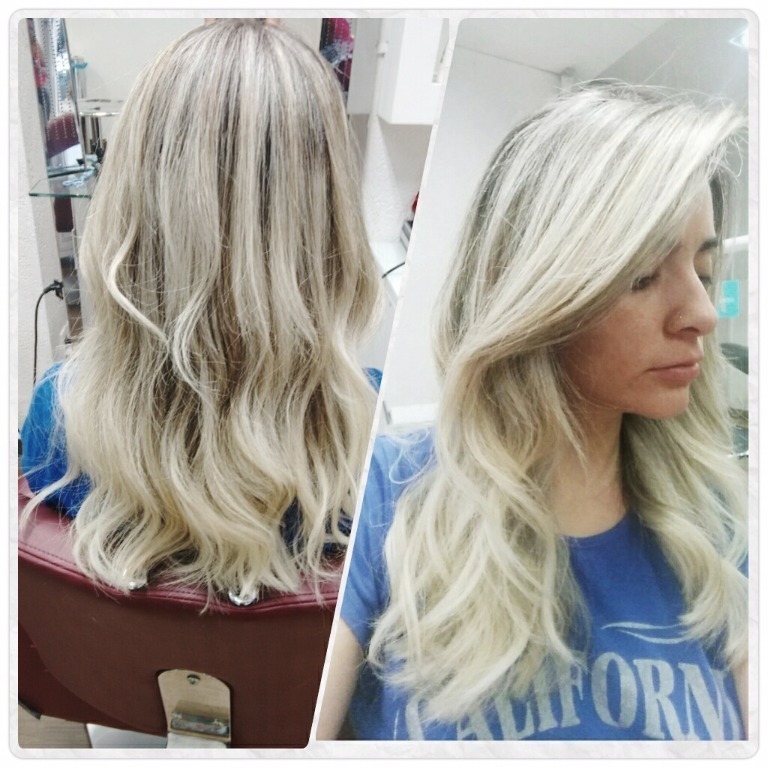 Luzes e corte com escova ondulada
 #ombrehair #reflexo #luzes #mechascriativas #haircouture #babyblond #loirosperfeitos #morenailuminada #platinado #perolado #castanhoiluminado #lebege #canela #caramelo #docedeleite #avelã #wella #blondangel #brae #colortouch #escovacacheada #escovaOndulada #alongamento #fitaadesiva #micropele  #byLarissa cabelo cabeleireiro(a)