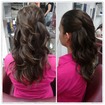 Penteado moicano com ondas 
#ombrehair #reflexo #luzes #mechascriativas #haircouture #babyblond #loirosperfeitos #morenailuminada #platinado #perolado #castanhoiluminado #lebege #canela #caramelo #docedeleite #avelã #wella #blondangel #brae #colortouch #escovacacheada #escovaOndulada #alongamento #fitaadesiva #micropele  #byLarissa