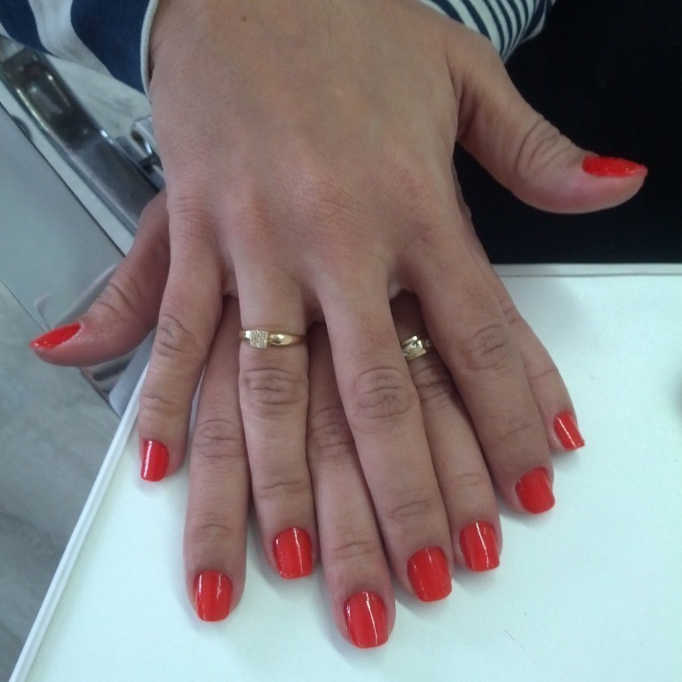 laranja  unhas  manicure e pedicure
