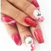 #nailartdesigner #feitoamão #nail #unha #vermelho #glitter #unhavermelha #cargadupla #ateliêdelean