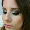 Pele com Kryolan e Base Mat Velvet da Makeup Forever, blush MAC, batom Please MAC...glitter Reflects Pearl MAC nos olhos...