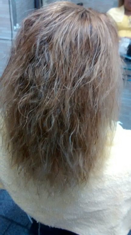 Antes cabelo cabeleireiro(a)