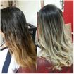 Correção de cor: ombre hair