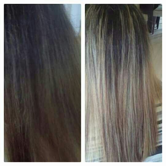 Progressiva...Antes depois unha cabeleireiro(a)