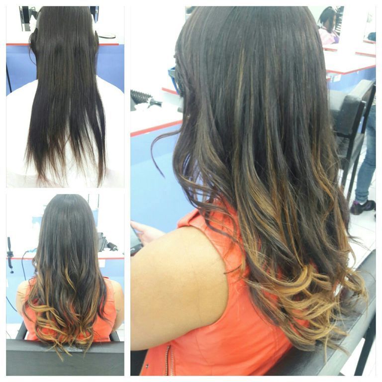 Omber-hair + CORTE cabeleireiro(a) maquiador(a)