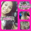 Ombre hair antes e depois da mini ela amouuu