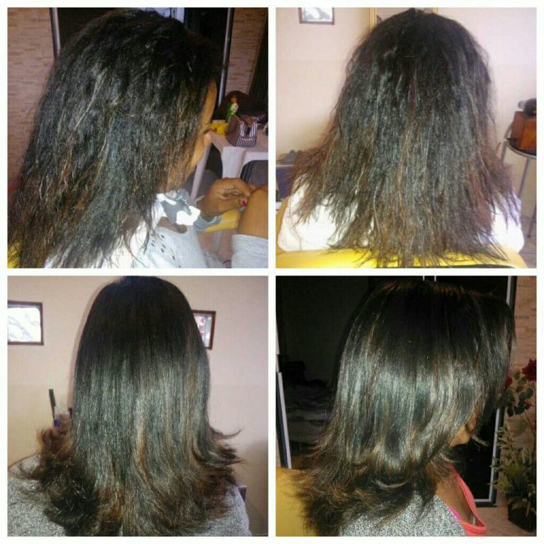 Progressiva corte escova e prancha. cabelo cabeleireiro(a)