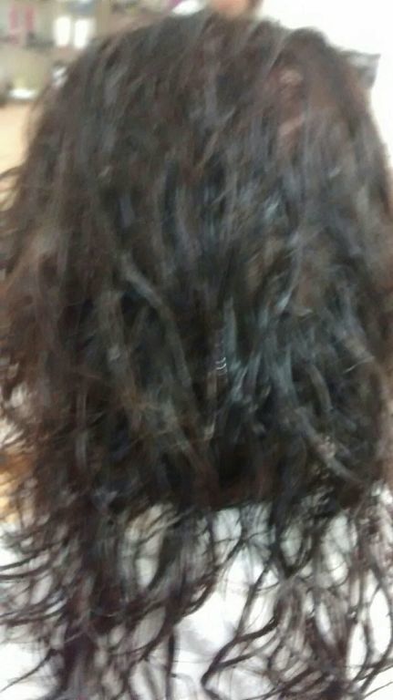 Antes da progressiva cabelo cabeleireiro(a)