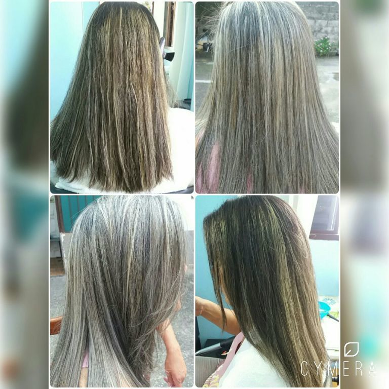 - Retoque de luzes feito com a plaquete, só utilizei pó descolorante e ox de 20 vol. E para a finalização foi matizado com intesy color. Nada de tonalizante ou coloração foi usado para platinar. cabelo cabeleireiro(a)