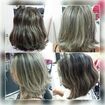 - Retoque de luzes feito com a plaquete, só utilizei pó descolorante e ox de 20 vol. E para a finalização foi matizado com intesy color. Nada de tonalizante ou coloração foi usado para platinar.