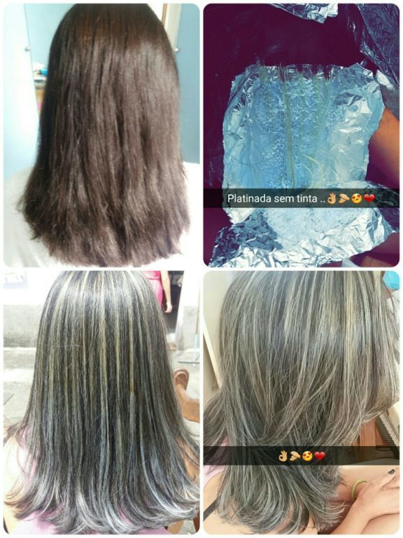 - Cliente com cabelo virgem foi feito, luzes com a plaquete, só utilizei pó descolorante e ox de 20 vol. E para a finalização foi matizado com intesy color. Nada de tonalizante ou coloração foi usado para platinar. cabelo cabeleireiro(a)