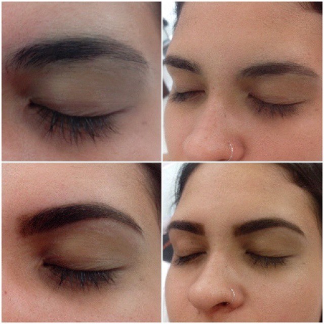 #designdesobrancelhas #aplicaçãodehenna #antesedepois  cabeleireiro(a) designer de sobrancelhas manicure e pedicure