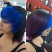 #haircolors #azuleroxo #tiedye #top