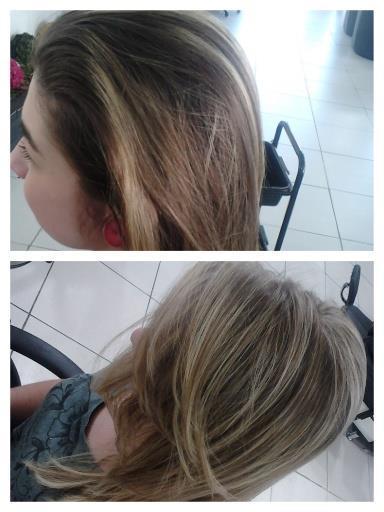 #luzesnopapel #antesedepois #transformação #concerto cabeleireiro(a) designer de sobrancelhas manicure e pedicure