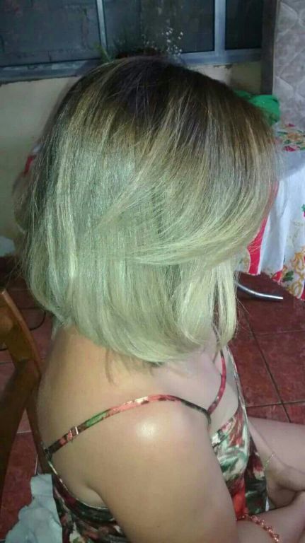 Mechas em transperanciae correção de pontas e corre long bob cabeleireiro(a)