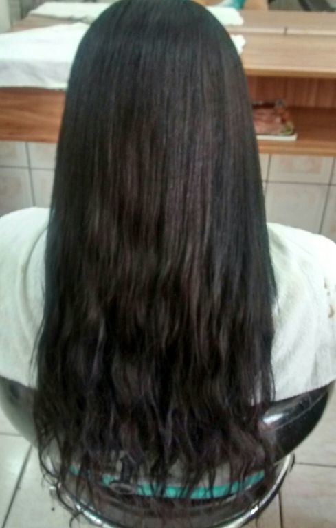 Alongamento . cabelo