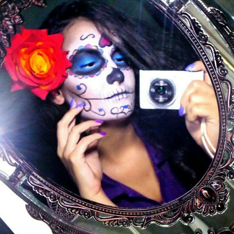Maquiagem Artística / Caveira Mexicana  / Mexican Skull maquiagem maquiador(a)