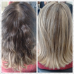 Mechas mudança da cor.