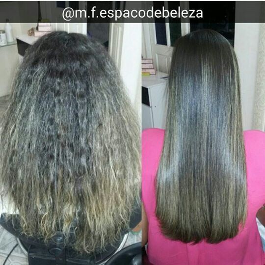 Progressiva, antes e depois. cabelo cabeleireiro(a) esteticista massoterapeuta