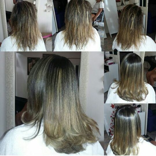 Selagem, antes e depois. cabelo cabeleireiro(a) esteticista massoterapeuta