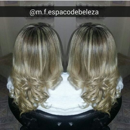 Resultado das luzes corretivas. cabelo cabeleireiro(a) esteticista massoterapeuta