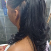 Corte e penteado.
