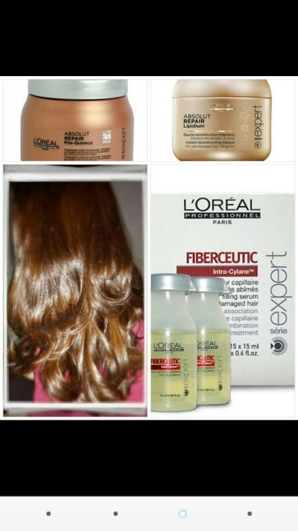 Reconstrução capilar com botox da Lorea'l Professional. cabelo esteticista cabeleireiro(a)