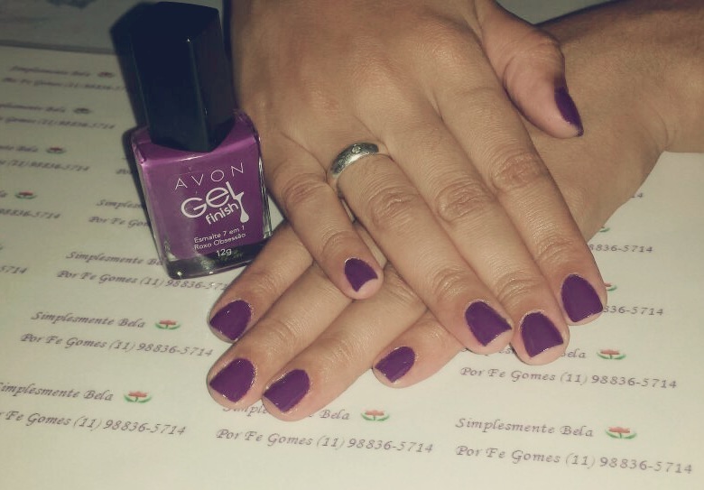 #avon#roxo#obsessao# manicure e pedicure depilador(a) designer de sobrancelhas