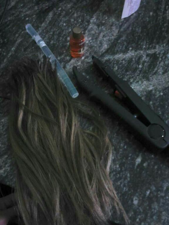 Iniciando uma manutenção de mega hair d queratina cabelo cabeleireiro(a)