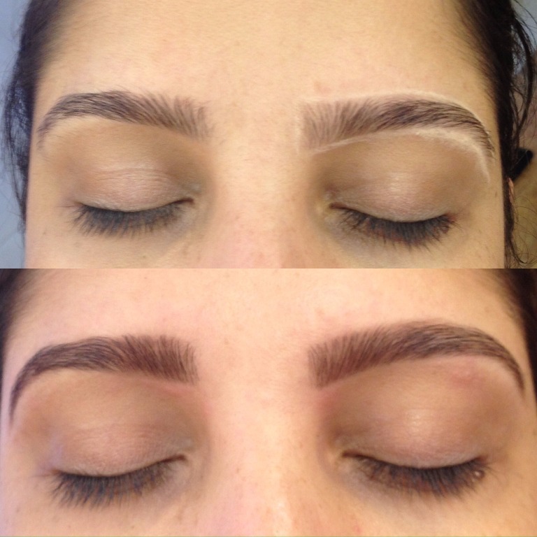 Antes e Depois: Limpeza no desenho das sobrancelhas outros designer de sobrancelhas depilador(a) micropigmentador(a)