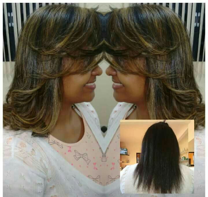 #Morena iluminada /corte 💇/tratamento outros cabeleireiro(a) maquiador(a)
