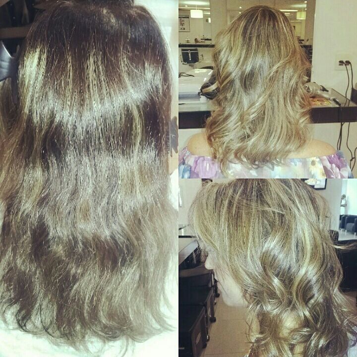 Reflexo cabelo cabeleireiro(a)