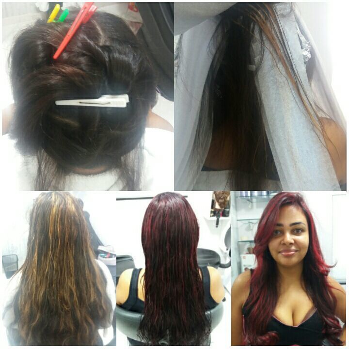Mudanças transformações..... Cores quentes vibrantes pra o inverno. cabelo esteticista cabeleireiro(a)