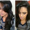 #maquiagem e escova modelada