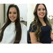 Castanho iluminado / mechas