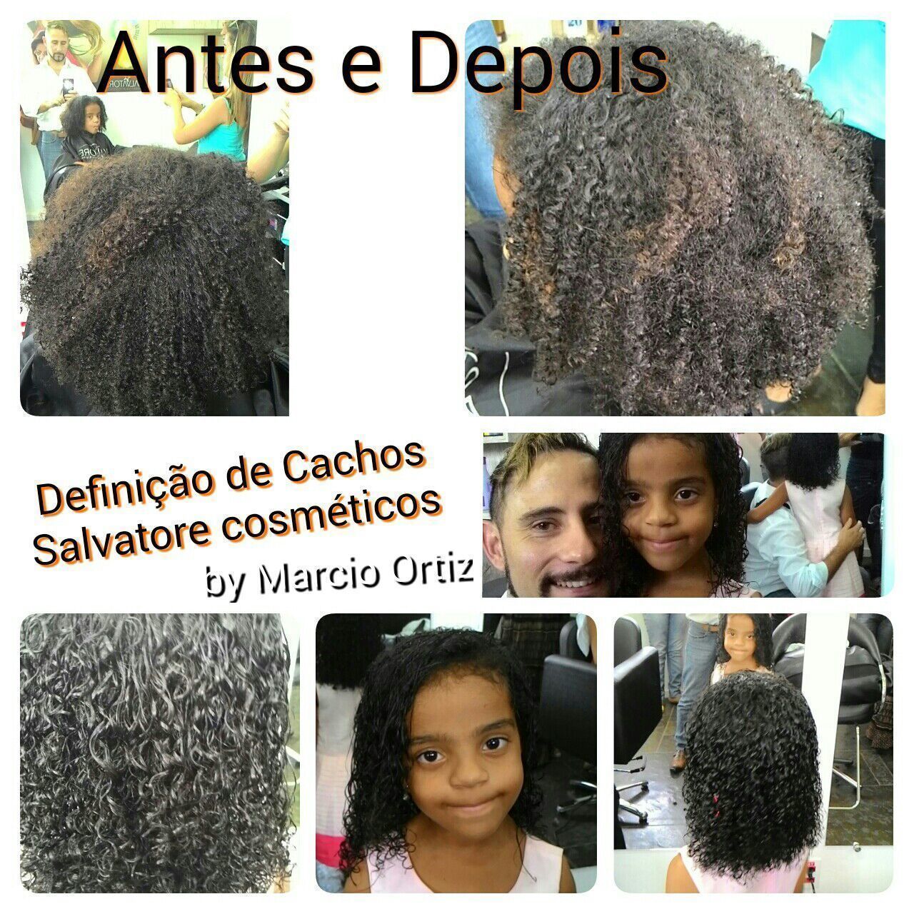 Definiçãode cachos, curso mistrado por mim em Sumaré / SP. Modelo mirim de 5 aninhos. cabeleireiro(a) gerente