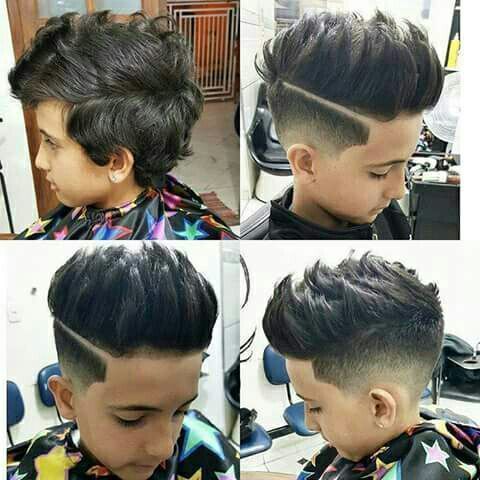 Corte de cabelo com desenho disfarçado Barbearia stilus hair 