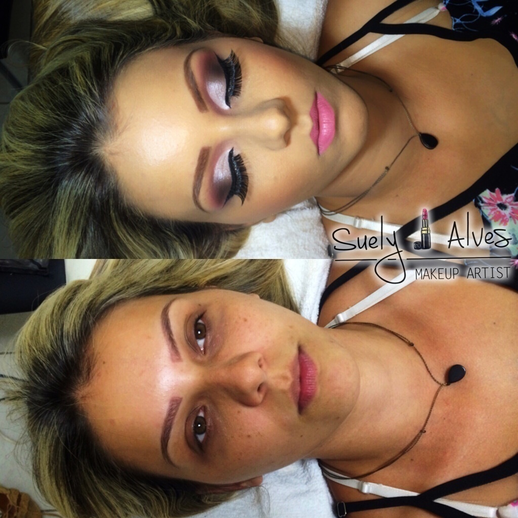 Mais um antes & Depois 😚 maquiagem