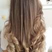 OmbreHair com mechas de raiz intercaladas
