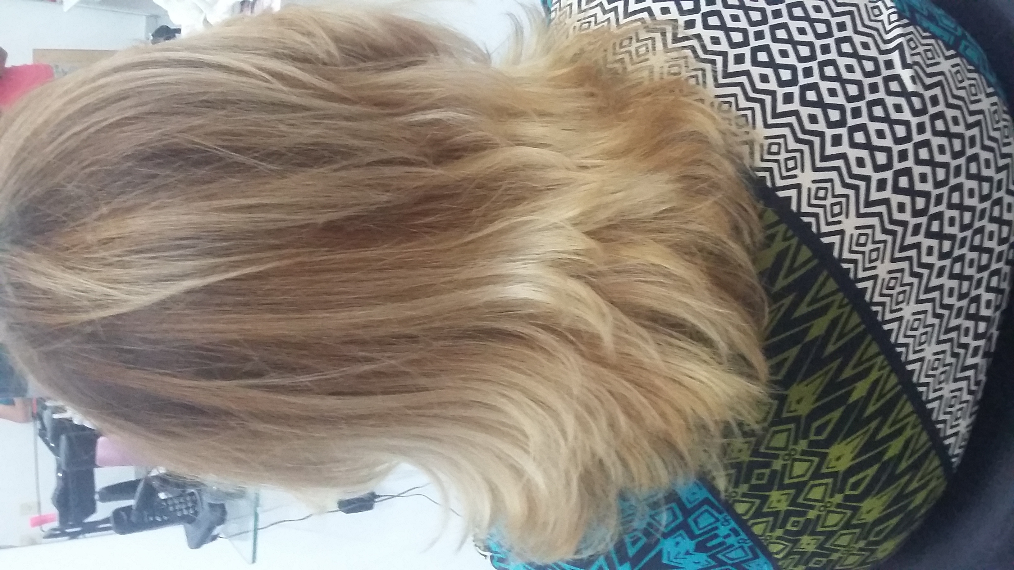 OmbreHair com coloração 7.0 na raiz. Iluminação de pontas.  cabelo cabeleireiro(a)