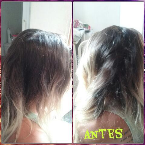 antes das mechas italianas platinadas cabelo cabeleireiro(a) designer de sobrancelhas maquiador(a) vendedor(a)