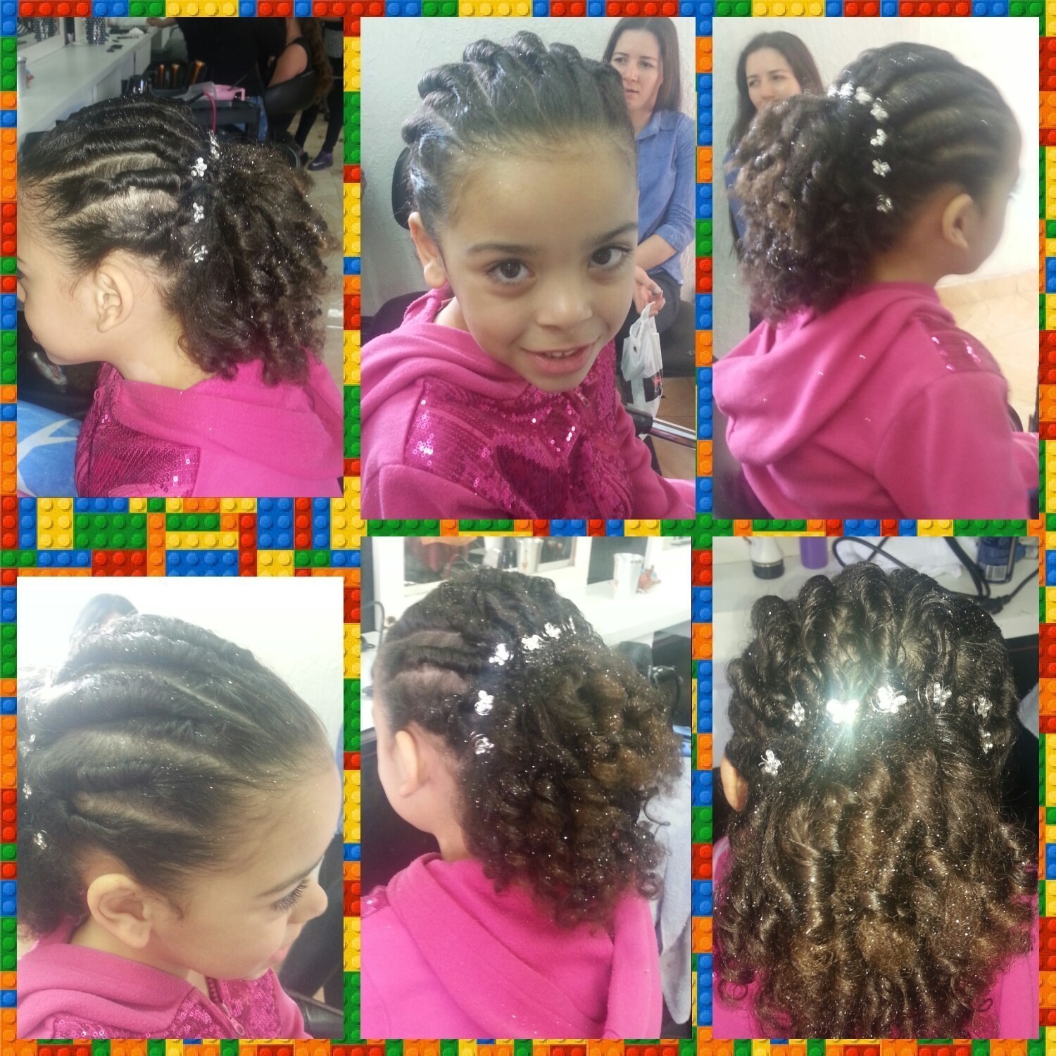 Foto: Penteado infantil festa de casamento ., auxiliar