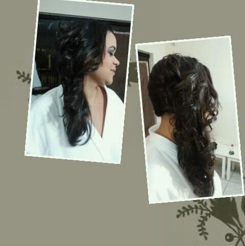 #Penteados #cabelolongo cabelo cabeleireiro(a) designer de sobrancelhas