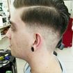 Low fade side part