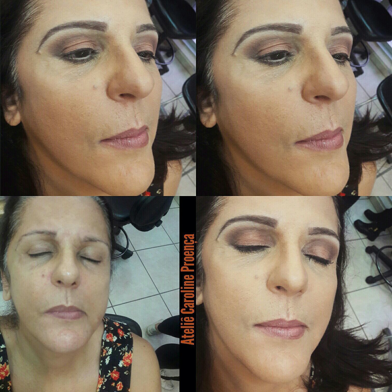 Olá! 🌼 Make para pele madura, olhos esfumados com pálpebra móvel iluminada, boca nude, designer de sobrancelhas. Faça seu orçamento. Contato: (21)97916-1625. maquiagem maquiador(a) designer de sobrancelhas docente / professor(a)