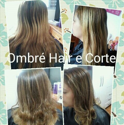 Ombré Hair cabelo cabeleireiro(a) designer de sobrancelhas