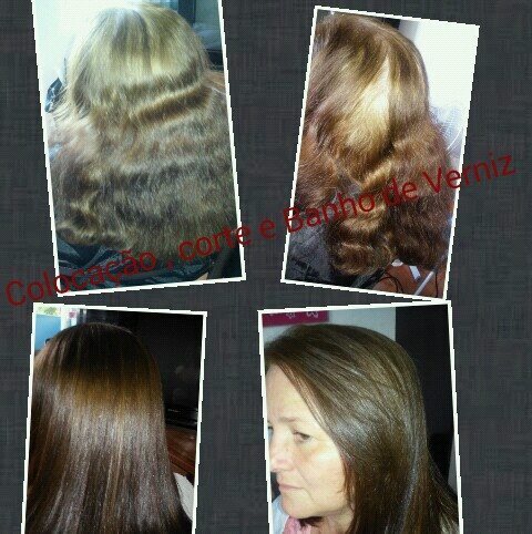 #coloração #banhodeverniz cabelo cabeleireiro(a) designer de sobrancelhas