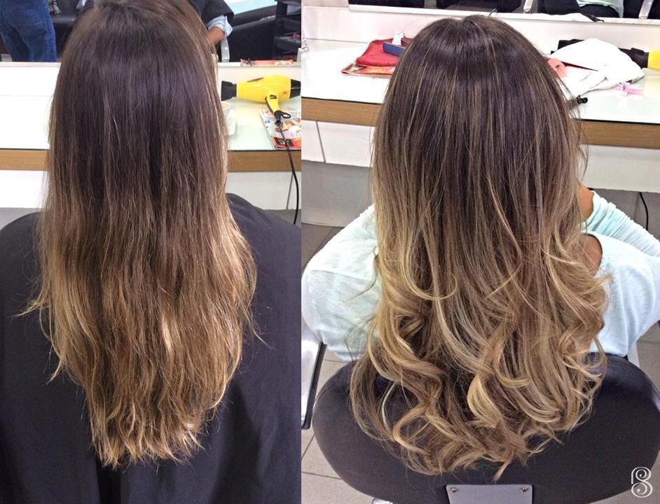 ANTES E DEPOIS LOIRO. cabelo cabeleireiro(a)